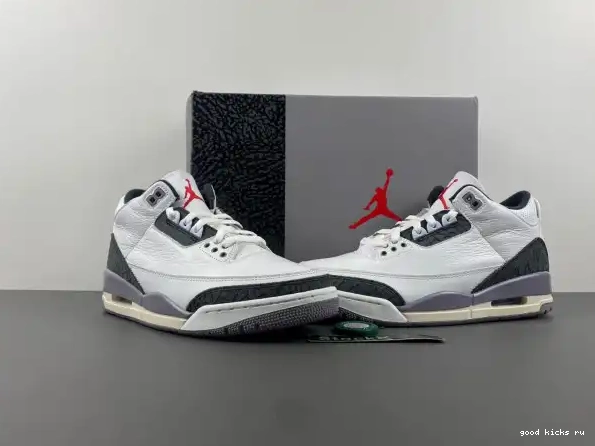 Grey Jordan Air Cement 3 CT8532-106 0325